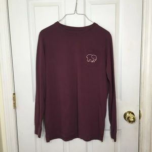 Ivory Ella long sleeve pocket Tee M
